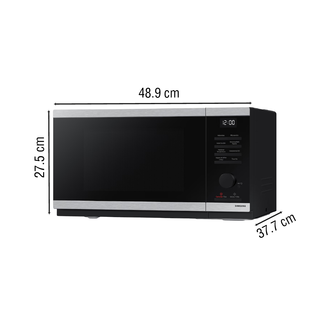 Horno Microondas Samsung 23 Litros Negro Ms23k3513ak/CO - Image 2