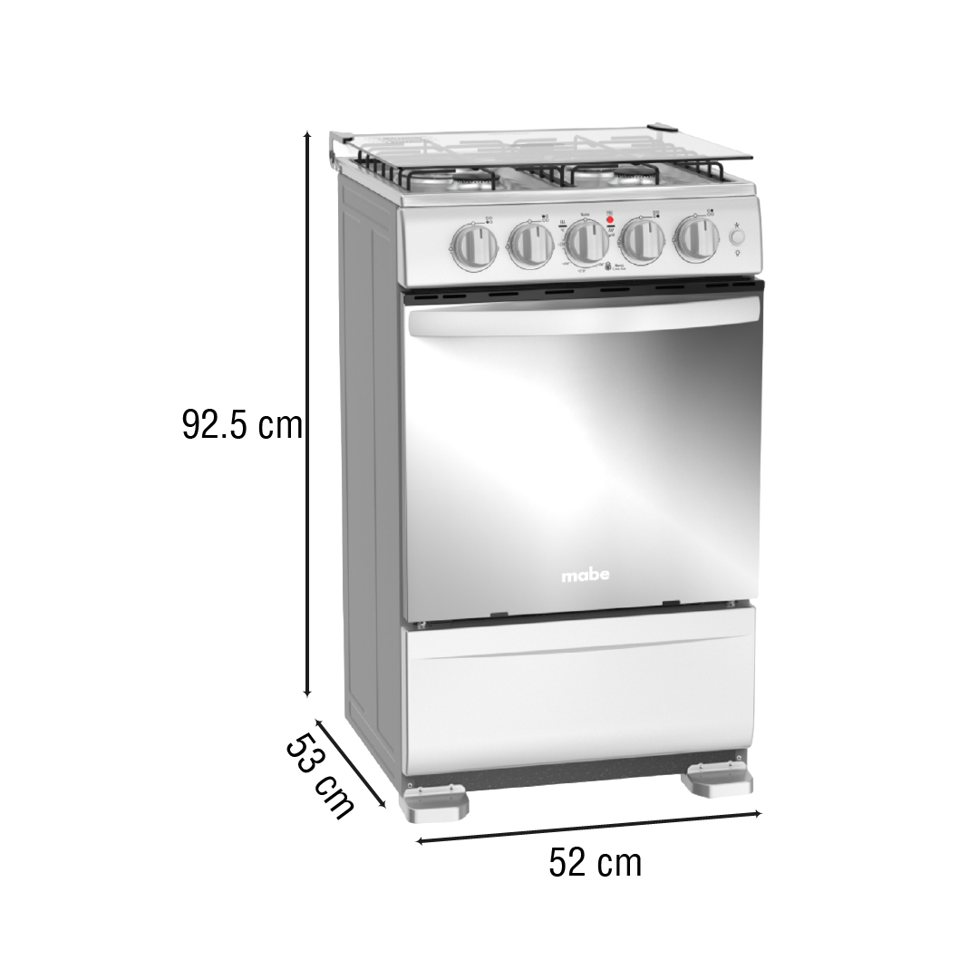 Estufa de Piso Mabe 4 Puestos Gas Natural EMC5140ANG0 - Image 3