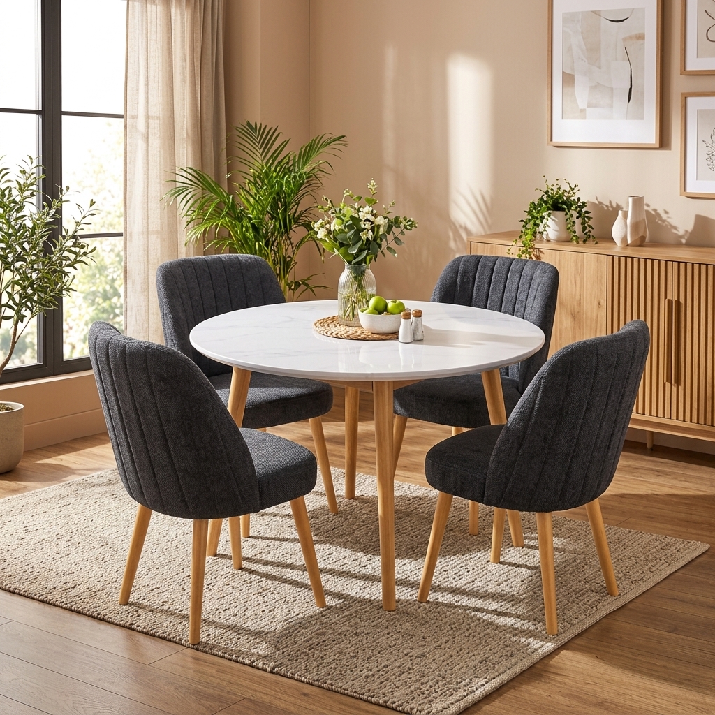 Comedor Nova<br>con 4 Puestos<br>Muebles Gumar