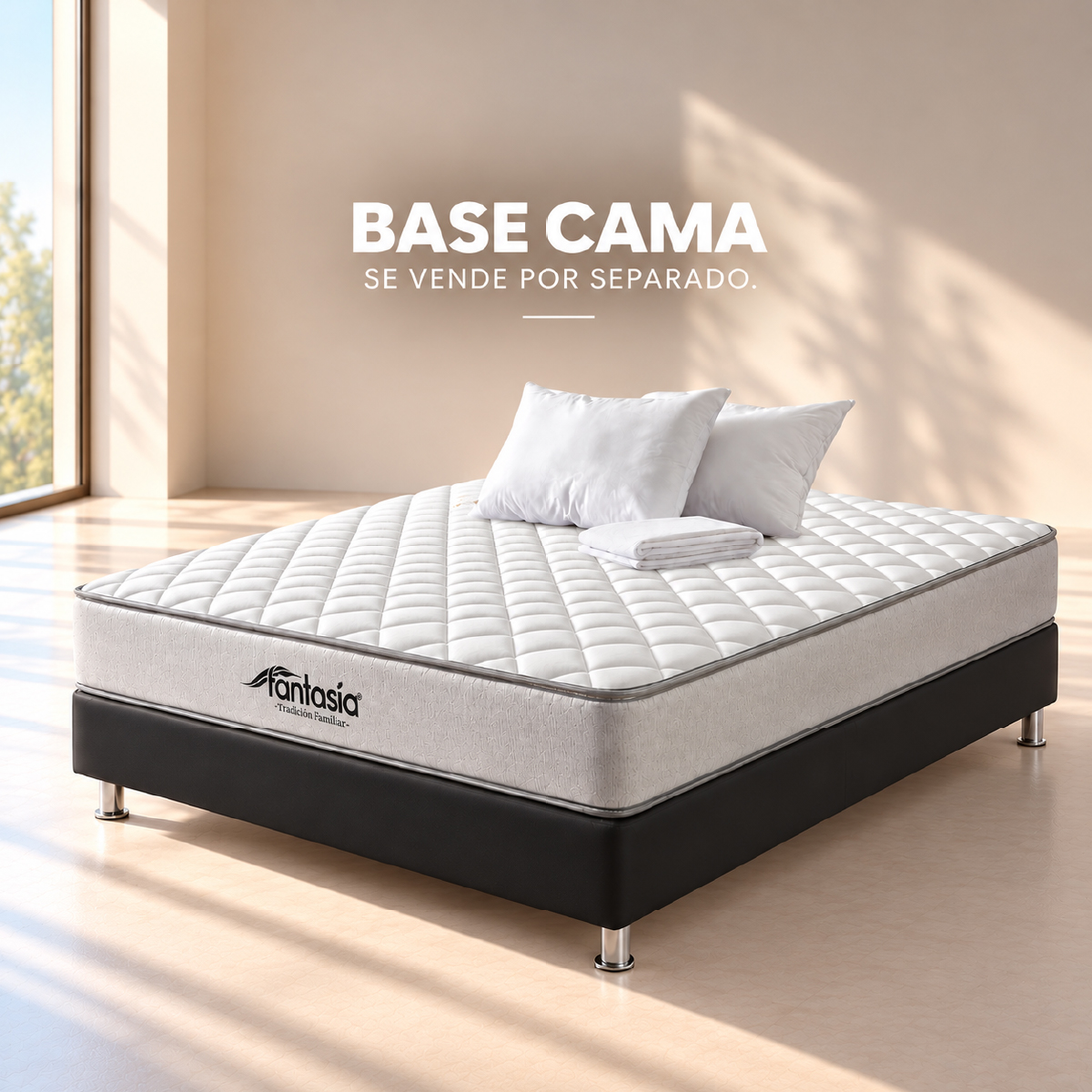 Colchón Fantasía Firmex 100x190 cm + Protector + Almohadas - Image 9